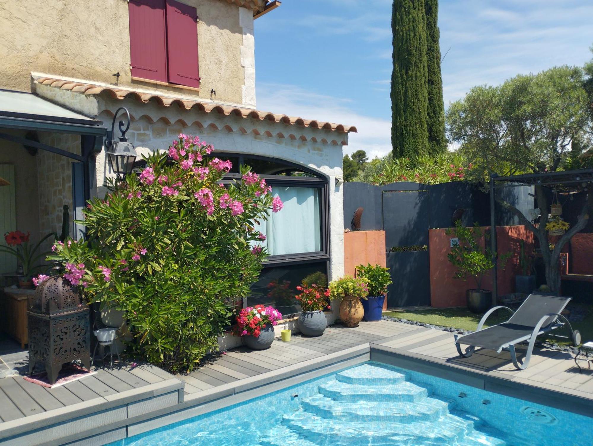 Les Arbousiers Villa La Cadiere-d'Azur Luaran gambar